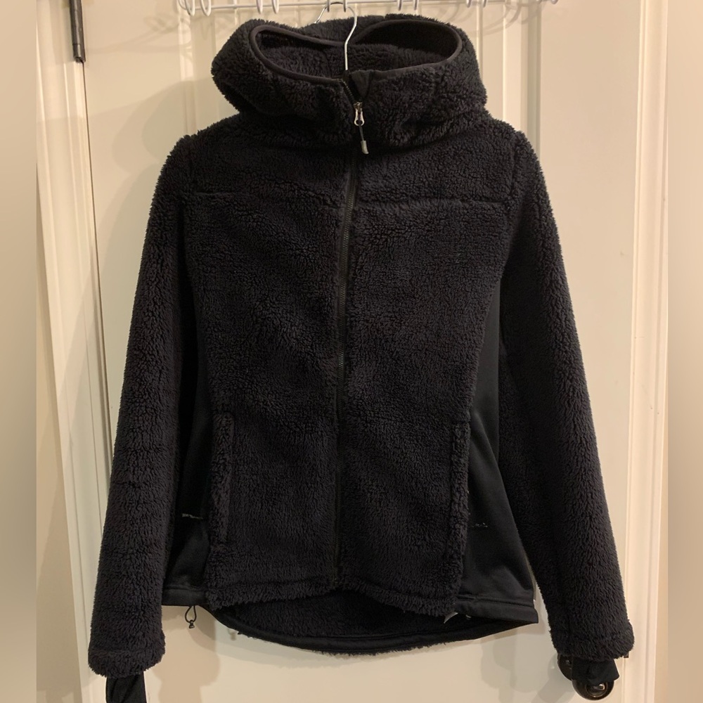 Columbia Polar Yeti Plush Fleece Jacket Black Medium